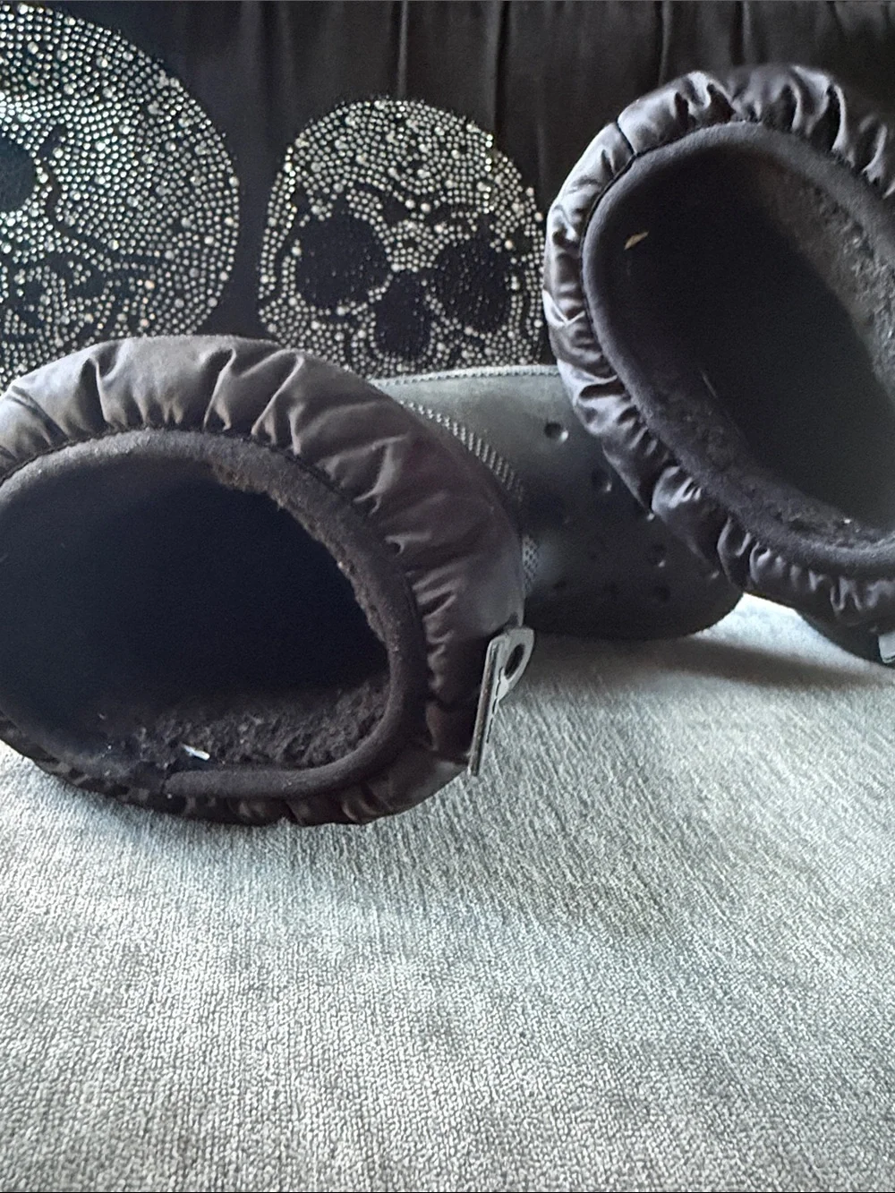 CROCS Black Puffer Clog Boots